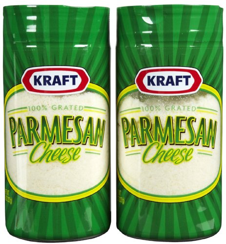 有关以下物品的详细资料: kraft grated parmesan cheese - 24 pack