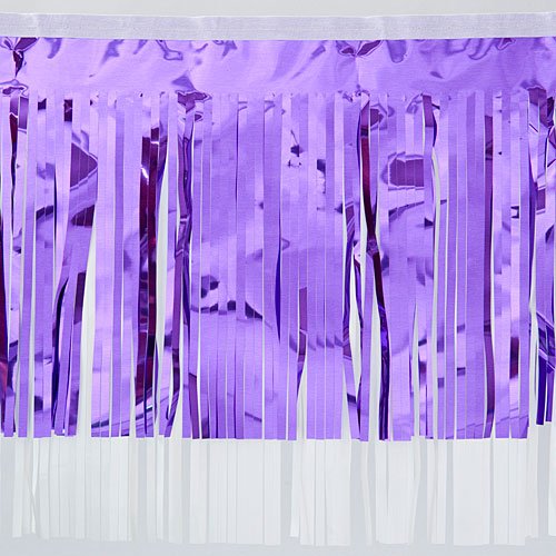 Algopix Similar Product 1 - VICTORY CORPS Purple and White Fringe