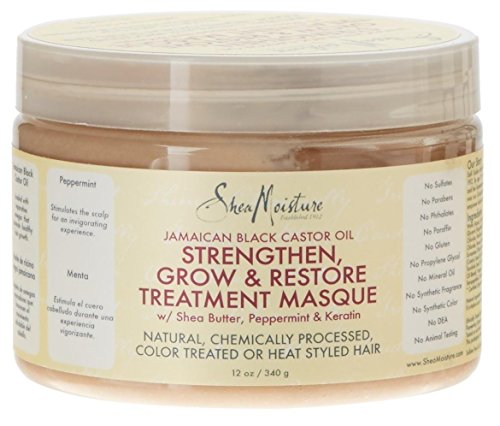 Shea Moisture Masque Strength Grow & Restore 12oz Castor Oil
