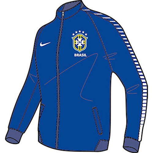 

Nike Brasil N98 Authentic Soccer Jacket (Royal Blue) Small