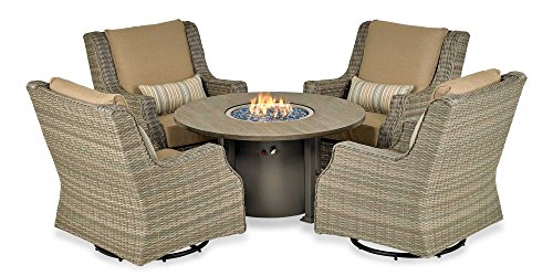 Algopix Similar Product 3 - Rome 5Piece Fire Chat Set Canvas