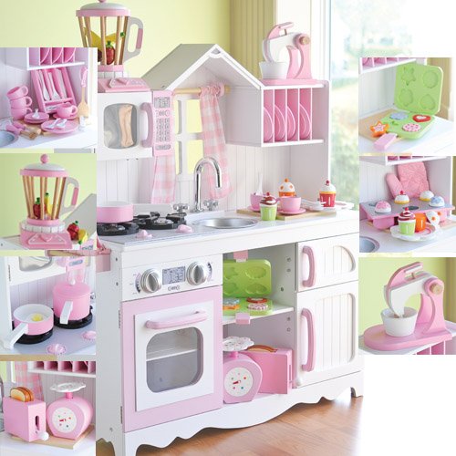 

As Cozy As Home Play Kitchen- Complete Set for kids
