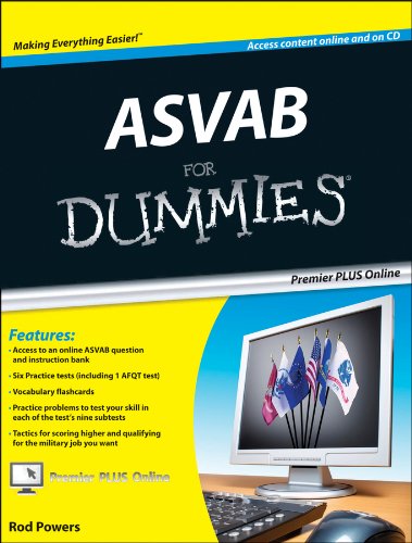 Armed Services Vocational Aptitude Battery, Armed Forces Qualification Test for dummies by Rod Powers