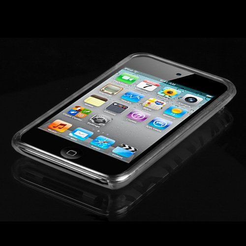 

Zebra Print Clear Flexi Gel Skin Case for Apple iTouch 4 (iPod Touch 4th Generation)