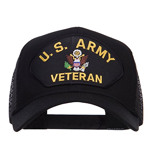 US Army Veteran Patched Mesh Cap