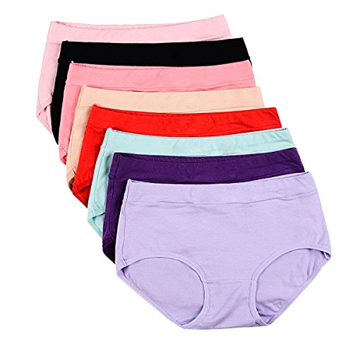 Algopix Similar Product 16 - Buankoxy Womens 8 Pack MidRise