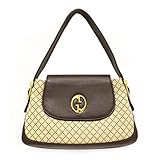 Gucci 251811 'Gucci 1973' Diamante Brown Leather Shoulder Bag