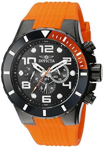 Invicta Men's 18742 Pro Diver Analog Display Swiss Quartz Orange Watch