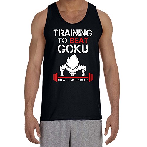 Training to Beat Goku Men's Tank Top