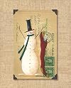 Christmas Print - 8x10 Jill Ankrom Christmas Print "From Edith" with 2" Rustic Red 8x10" Frame