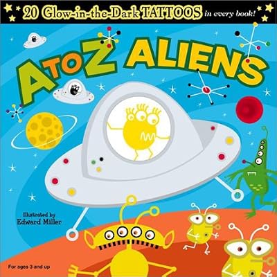 A to Z Aliens (Glow-In-The-Dark Tattoos)