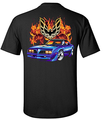 77-78 Pontiac Firebird Tran Am Flamed T-Shirt 100% Cotton Preshrunk