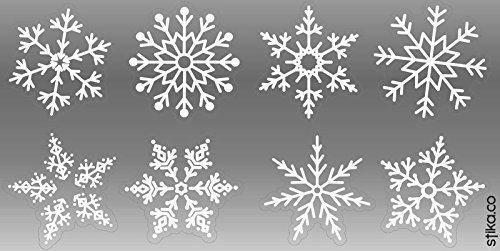 Algopix Similar Product 20 - Snowflakes Stickers for Window Glass