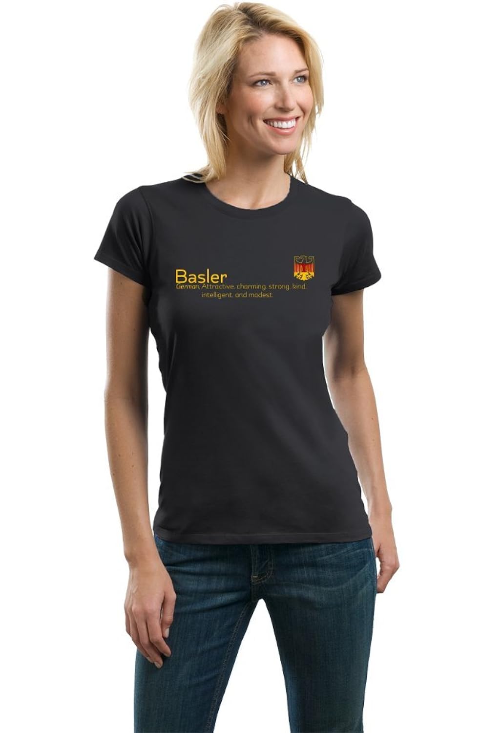 

"Basler" Definition | Funny German Family Name Ladies' T-shirt