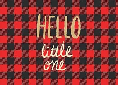 Hello Little One: Baby Shower Guest book, ideal for a Lumberjack theme baby shower! Space for a picture, Write predictions & advise, with gift log.