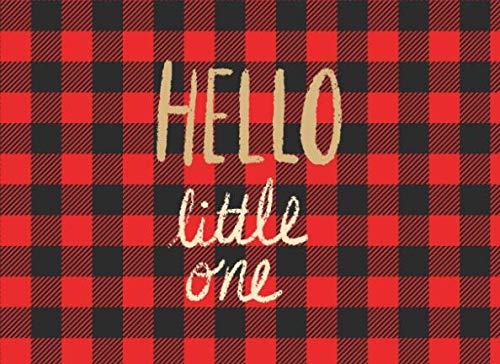 Hello Little One: Baby Shower Guest book, ideal for a Lumberjack theme baby shower! Space for a picture, Write predictions & advise, with gift log. by Enchanted Rose