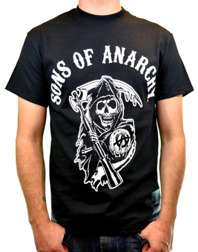 Sons of Anarchy - Logo Shirt (Black - Large)
