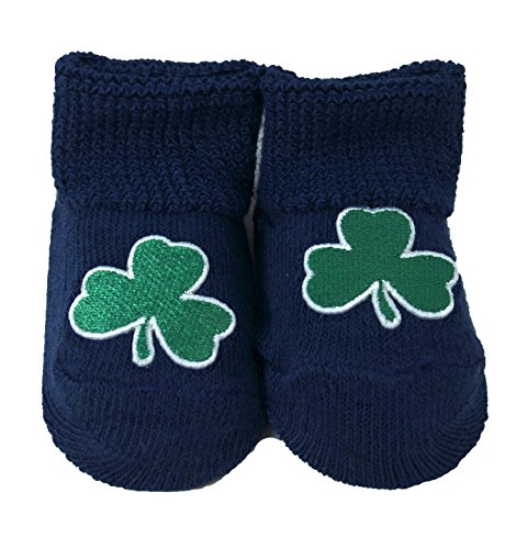 NCAA Notre Dame Fighting Irish Newborn Bootie Socks in Gift Box (1 Pair)