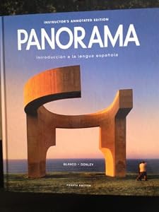 Panorama: Introduccion a la lengua Espanola, 4th Edition