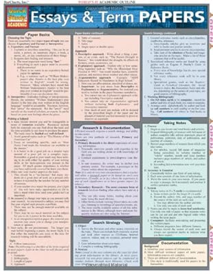 Essays & Term Papers (Quickstudy Reference Guides - Academic)