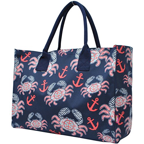 Ocean Themed NGIL Large Canvas Overnight Bag