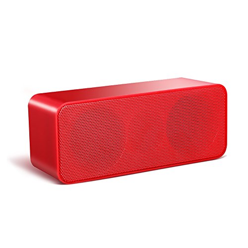 Wireless Speakers,ACLUXS Magicbox Ultra-Portable Bluetooth Speakers for iPhone, iPad Mini, iPad 4/3/2, iTouch, Nexus, Samsung and other Smart Phones and Mp3 Players,Red