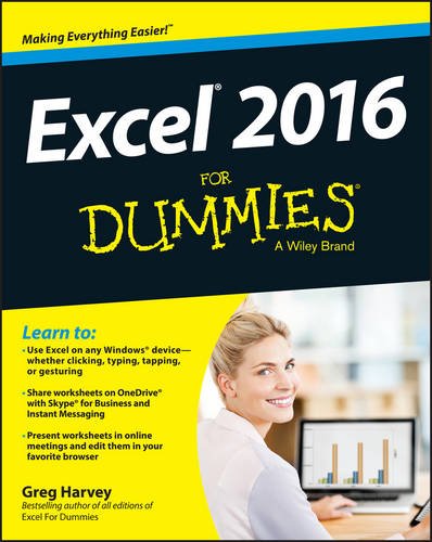 Excel 2016 For Dummies by Greg Harvey
