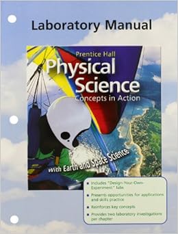 Physical Science: Concepts in Action, Laboratory Manual: PRENTICE HALL ...