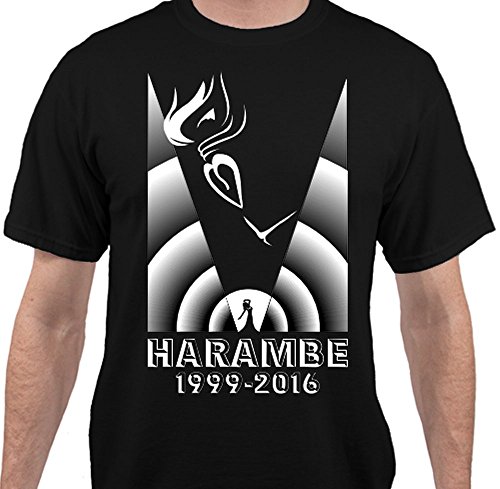 RIP Harambe Funny T Shirt by Buildasign®