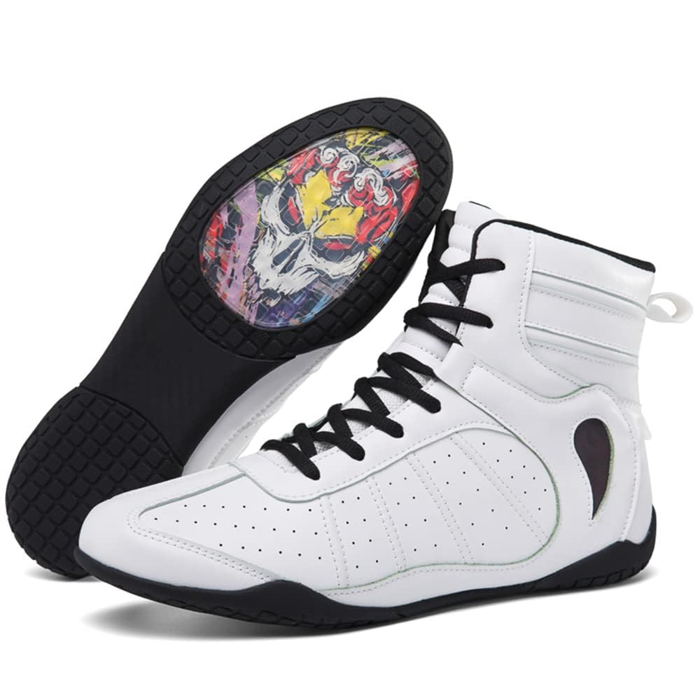 Mens Womens Boxing Boots Fashion Boxers Fitness Sneakers Breathable Sparring Trainers Mesh Wrestling Athletic Shoes_vogvips.com