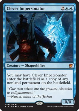 Magic: the Gathering - Clever Impersonator (034/269) - Khans of Tarkir