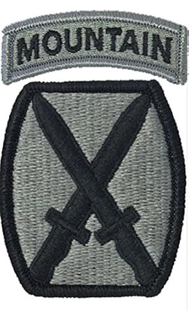 Amazon.com: 10th Mountain Division ACU Patch with MOUNTAIN tab