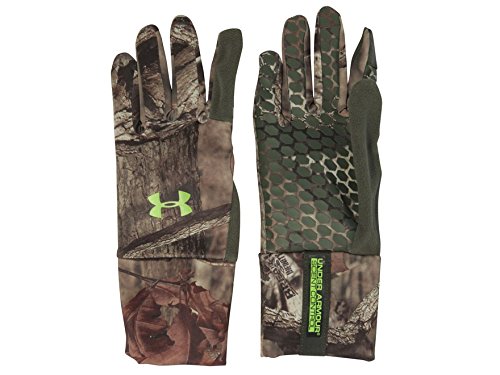 Under Armour Men's UA Scent Control Gloves Large Mossy Oak Treestand