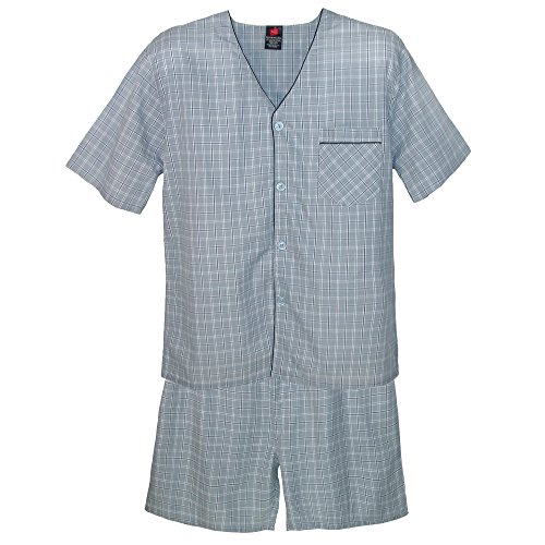 Hanes Men's Short Sleeve Short Leg Pajama Set