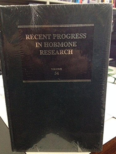 Recent Progress in Hormone Research: Proceedings of the 1998 Conference by P. Michael Conn