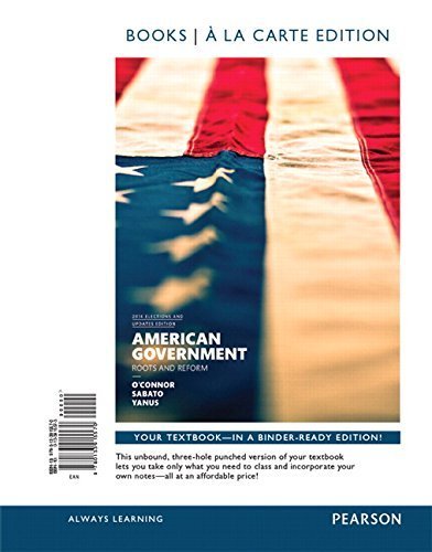 American Government, 2014 Election Edition, Books a la Carte Edition Plus REVEL -- Access Card Package (12th Edition) by Larry J. Sabato (2015-04-13) by unknown author
