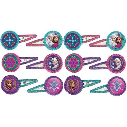 Frozen Hair Clips / Barrettes (12ct)