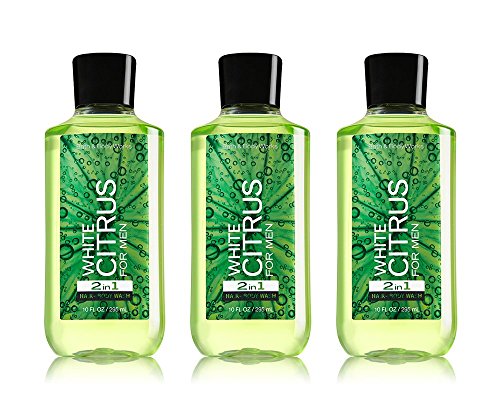 Bath Body Works White Citrus 10.0 oz 2 in 1 Hair Body Wash