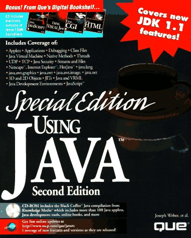 Special Edition Using Java (Using ... (Que)) by Joseph Weber