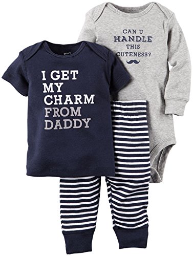 Carter's Baby Boys' 3 Piece Charm Set (Baby)