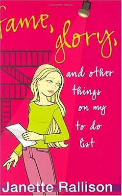 Fame, Glory, and Other Things on My To-Do List