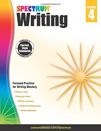 Spectrum Writing, Grade 4 by Spectrum 
			
			
		
		
		
       	 
       		
       			(Compiler)