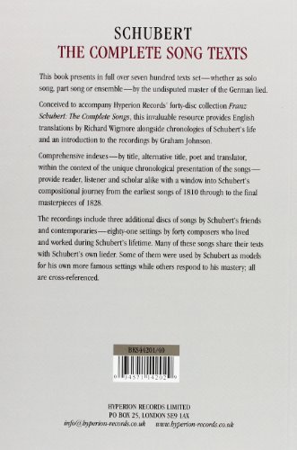 

Franz Schubert: The Complete Songs