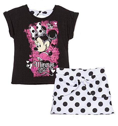 Disney Minnie Mouse Girls Skirt Set