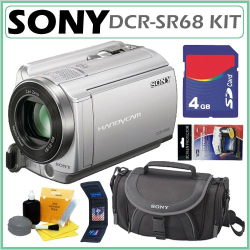 Sony DCRSR68 80GB Hard Disk Drive Handycam® Camcorder with 60x Optical