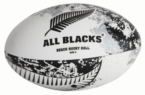 Gilbert New Zealand All Blacks International Beach Rugby Ball - Size 4 -