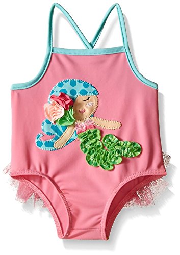 Mud Pie Little Mermaid 1 Piece Swimsuit, Girls