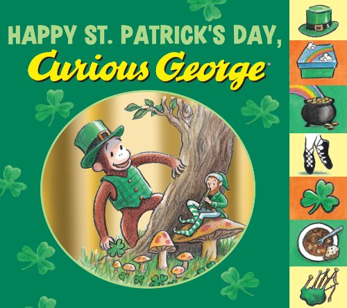 Happy St. Patrick's Day, Curious George by Natasha Wing
