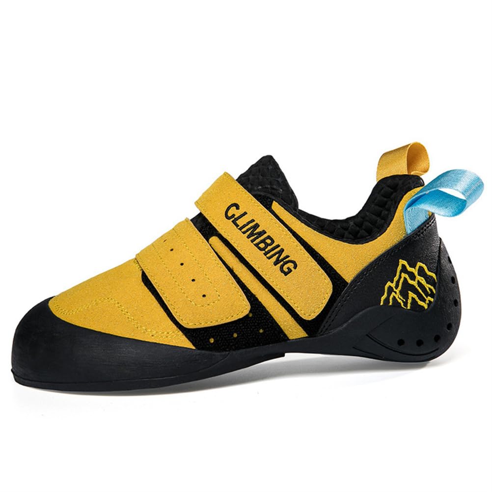 Mens Womens Youth Rock Climbing Shoes Slip On Bouldering Gym Sports Trainers Lightweight Professional Beginners Climbing Sneakers_vogvips.com