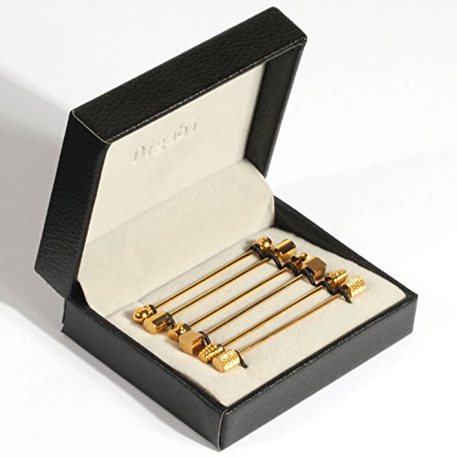 6 Pc Collar Bar Pin Set By Digabi 4 Color